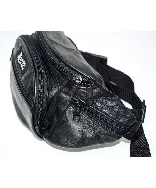 A.D.G（エーディージー）の「ADG BLACK LEATHER WAIST BAG（ボディバッグ/ウエストポーチ・レディース・ブラック・FREE）」の13枚目の写真
