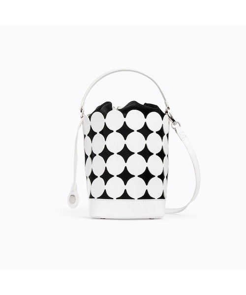 PIERRE HARDY(ピエールアルディ)の「PIERRE HARDY BULLES BUCKET BAG(トートバッグ・レディース・ホワイト・F)」の1枚目の写真
