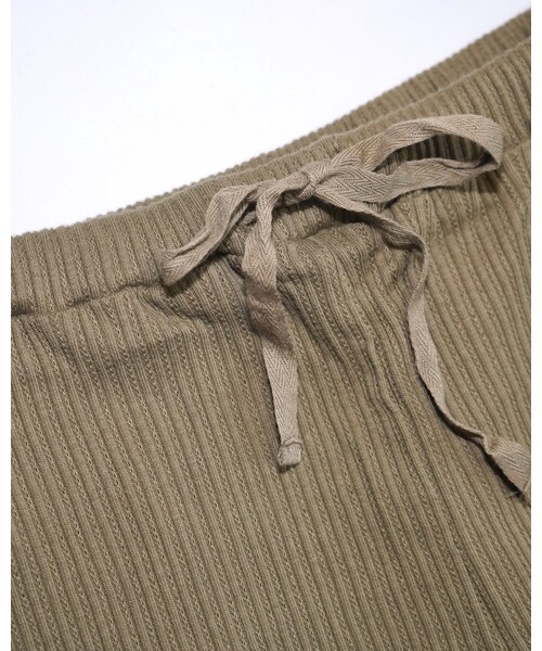 A.D.G(エーディージー)の「Rib Flare Easy Pants (light green)(その他パンツ・レディース・グリーン・FREE)」の8枚目の写真