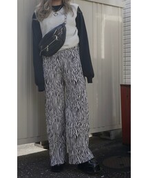 A.D.G | Lame Knit Vest (white-silver)(ベスト)