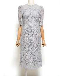 CELFORD | CELFORD（セルフォード）  コードレースドレス(ライトグレー/サイズ36)(ドレス)