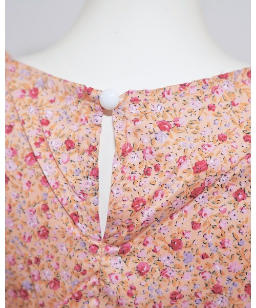 A.D.G（エーディージー）の「Flower Puffshoulder Tops (pink)（シャツ/ブラウス・レディース・ピンク・FREE）」の6枚目の写真