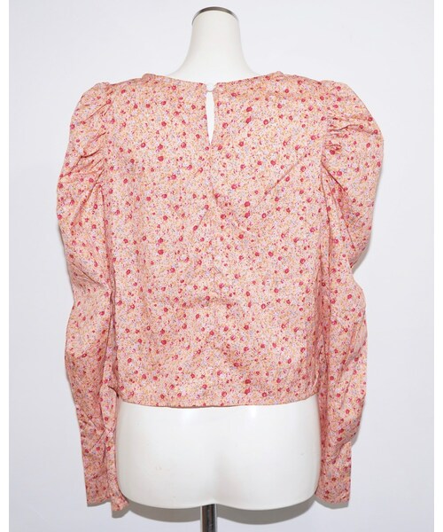A.D.G（エーディージー）の「Flower Puffshoulder Tops (pink)（シャツ/ブラウス・レディース・ピンク・FREE）」の8枚目の写真