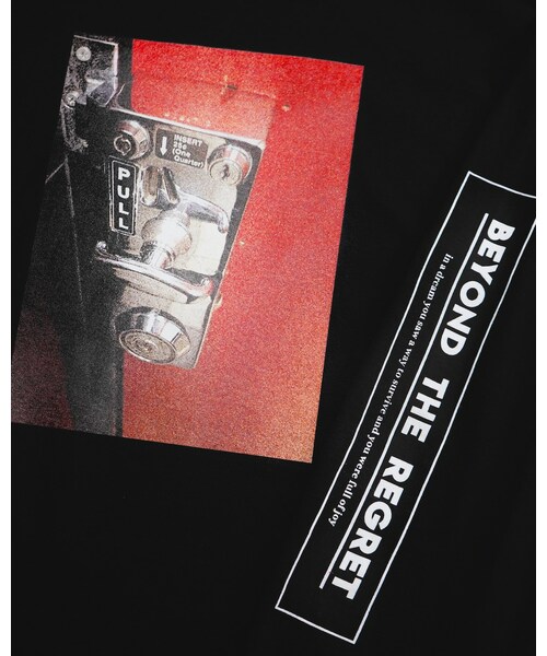 A.D.G（エーディージー）の「Photo&Box Logo Sleeve L/S Big TEE (black)（Tシャツ/カットソー・レディース・ブラック・FREE）」の8枚目の写真