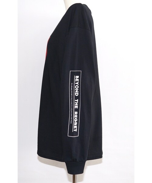 A.D.G（エーディージー）の「Photo&Box Logo Sleeve L/S Big TEE (black)（Tシャツ/カットソー・レディース・ブラック・FREE）」の11枚目の写真