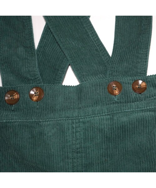 A.D.G(エーディージー)の「2way Corduroy Flare Jumper Skirt (green)(ジャンパースカート・レディース・グリーン・FREE)」の12枚目の写真