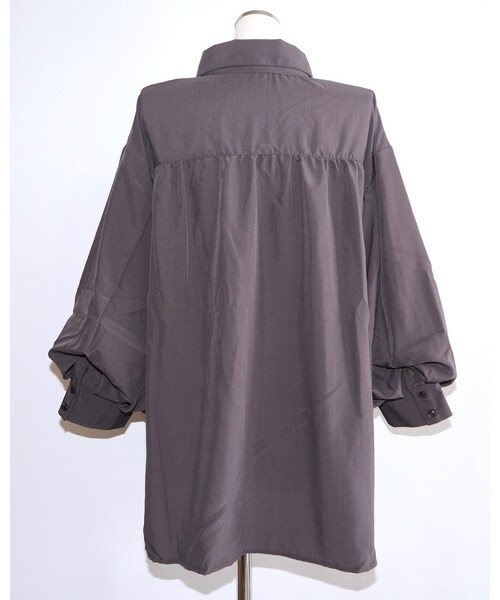 A.D.G（エーディージー）の「Balloon Sleeve Loose Fit Shirts (charcoal)（シャツ/ブラウス・レディース・グレー・FREE）」の7枚目の写真