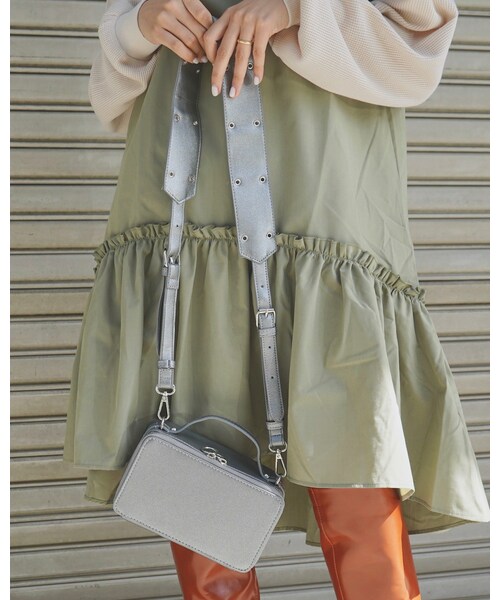 A.D.G(エーディージー)の「Oversized Waffle Thermal Tops (beige)(Tシャツ/カットソー・レディース・ベージュ・FREE)」の3枚目の写真