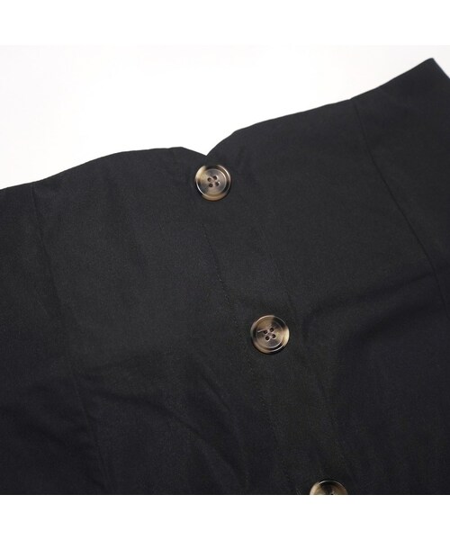 A.D.G(エーディージー)の「Button Design Mermaid Long Skirt (black)(スカート・レディース・ブラック・FREE)」の5枚目の写真