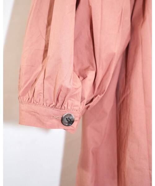 A.D.G(エーディージー)の「Balloon Sleeve Military Long Jacket Coat (pink)*with Belt(ミリタリージャケット・レディース・ピンク・FREE)」の13枚目の写真