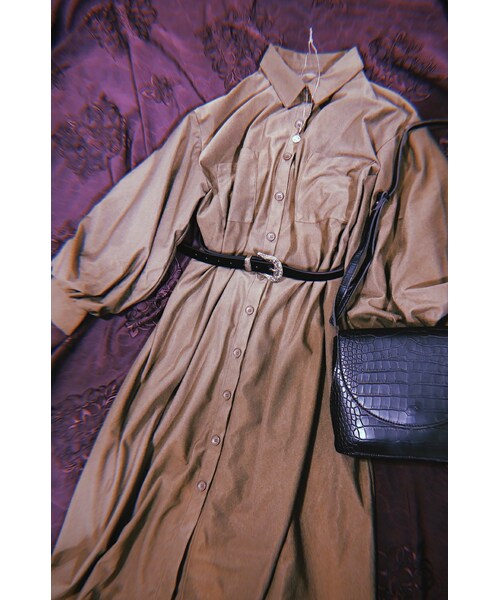 A.D.G（エーディージー）の「Silver Emboss Buckle Belt (black)（ベルト・レディース・ブラック・FREE）」の6枚目の写真