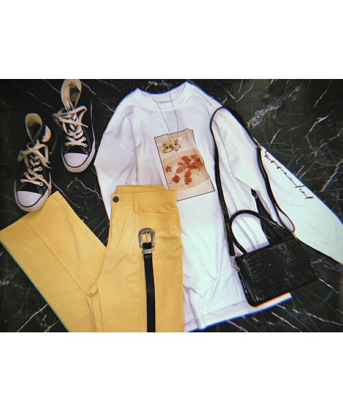 A.D.G（エーディージー）の「Silver Emboss Buckle Belt (black)（ベルト・レディース・ブラック・FREE）」の7枚目の写真