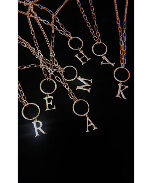 A.D.G（エーディージー）の「Initial＆Ring Necklace（ネックレス・レディース・シルバー・FREE）」の3枚目の写真