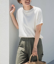 URBAN RESEARCH DOORS | タックフライスフレンチTシャツ(Tシャツ/カットソー)