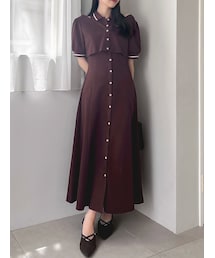 POLO BCS | 【POLOBCSコラボ/再生産】レイヤードポロワンピース(ワンピース)
