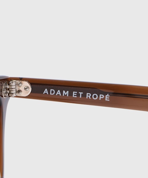 ADAM ET ROPE'(アダムエロペ)の「ウエリントンサングラス(サングラス・メンズ・ブラック/ブラウン・F)」の8枚目の写真