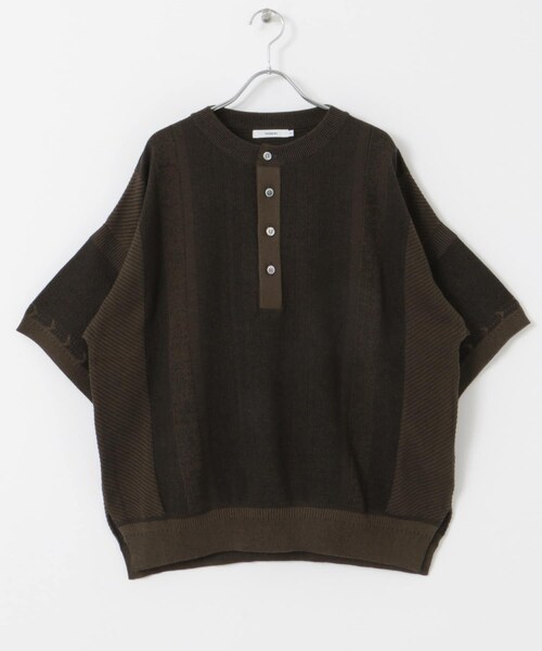 YASHIKI Fumon Henley Knit【公式通販】