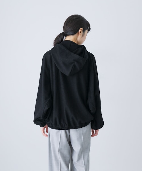 かぐれ（カグレ）の「HAVERSACK　バランサーミルドフーデットパーカー（パーカー・レディース・Black・2）」の3枚目の写真