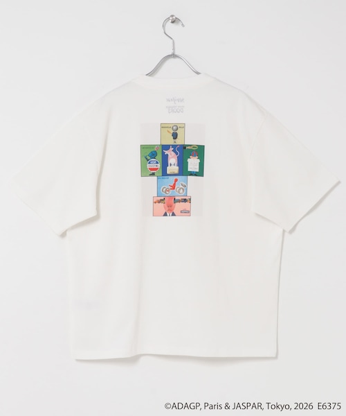 URBAN RESEARCH DOORS(アーバンリサーチドアーズ)の「『別注』Savignac×DOORS プリントTシャツ(Tシャツ/カットソー・メンズ・WHITE1/WHITE2/IVORY/WHITE3/TOP GRAY1/CHARCOAL2/CHARCOAL1/TOP GRAY2/MOCHA/OATMEAL/BLUE/LIGHT BLUE/NAVY/LAVENDER/VERMILLION・M/L/XL)」の20枚目の写真