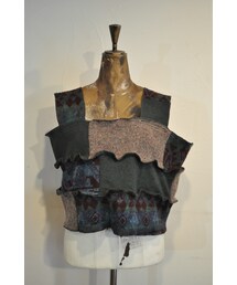 RehersalL | ニットパッチベスト(ベスト)