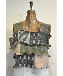 RehersalL | ニットパッチベスト(ベスト)