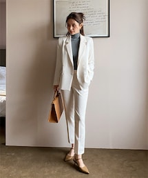 DHOLIC | ダブルボタンジャケット&テーパードスラックスSET・全3色(スーツセット)