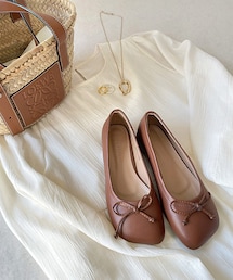 DHOLIC | 斜めカットスクエアトゥシューズ(その他シューズ)