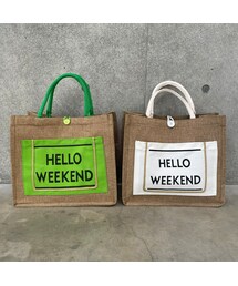 copine | 英字ロンジュートバッグ(2color)(トートバッグ)