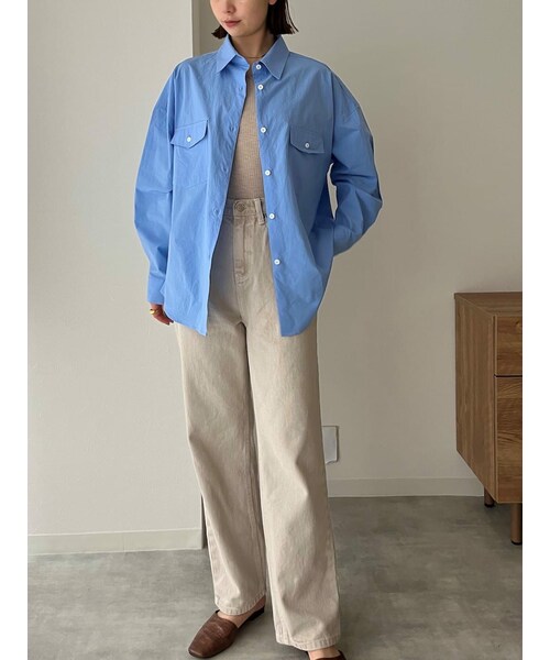 neam(ニーム)の「color over shirts(シャツ/ブラウス・レディース・ブルー/ピンク・free)」の3枚目の写真