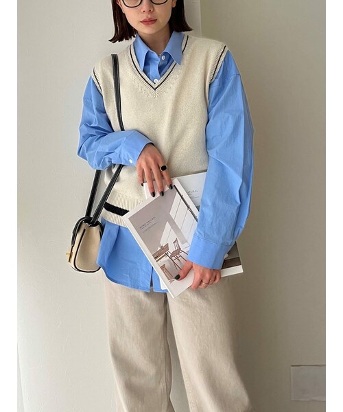 neam(ニーム)の「color over shirts(シャツ/ブラウス・レディース・ブルー/ピンク・free)」の5枚目の写真