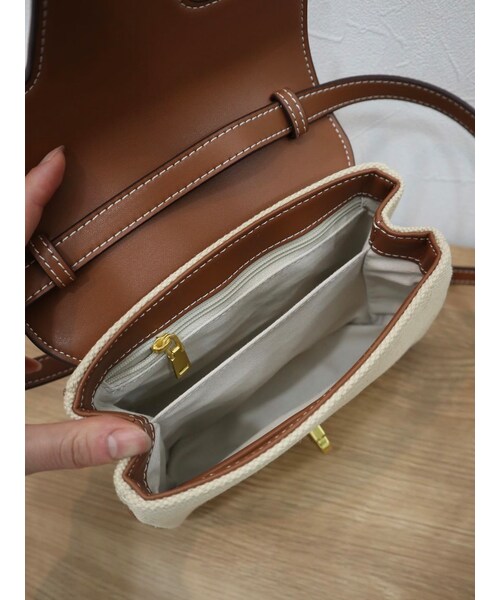 neam（ニーム）の「classical tiny bag（ショルダーバッグ・レディース・ブラウン/ブラック・free）」の5枚目の写真