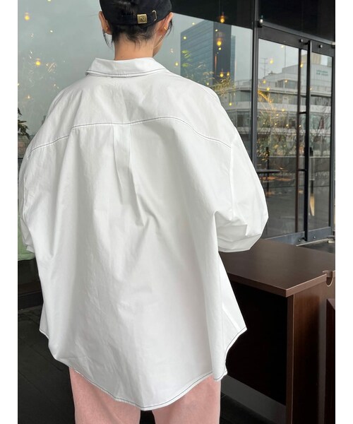 neam(ニーム)の「stitch shirts(シャツ/ブラウス・レディース・ホワイト・free)」の5枚目の写真