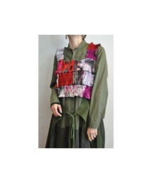 RehersalL | プリーツフリルタンク(タンクトップ)