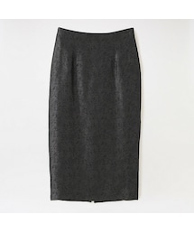 【Needles】Pencil Skirt - R/CU/PE Botanical Lame Jq.