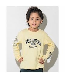 WASK | 接結天竺 カレッジ ロゴ Ｔシャツ (100~160cm)(Tシャツ/カットソー)