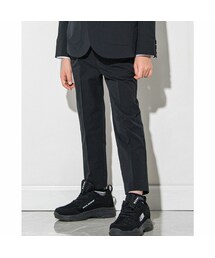 WASK | フォーマル 9分丈 フラップ ツイル パンツ (110~160cm)(スーツパンツ)