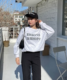 DHOLIC（ディーホリック）の「レンダリングコットンスウェット（スウェット・レディース）」