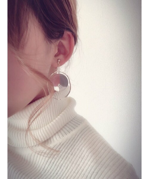 A.D.G(エーディージー)の「(全2色)3color big hoop pierce/earring(ピアス(片耳用)・レディース・その他・FREE)」の9枚目の写真
