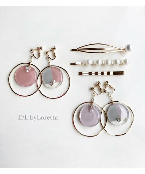A.D.G(エーディージー)の「(全2色)3color big hoop pierce/earring(ピアス(片耳用)・レディース・その他・FREE)」の12枚目の写真