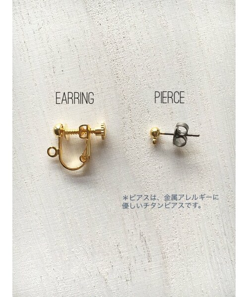 A.D.G(エーディージー)の「Asymmetry square art pierce/earring(Pink×black)(ピアス(両耳用)・レディース・その他・FREE)」の5枚目の写真