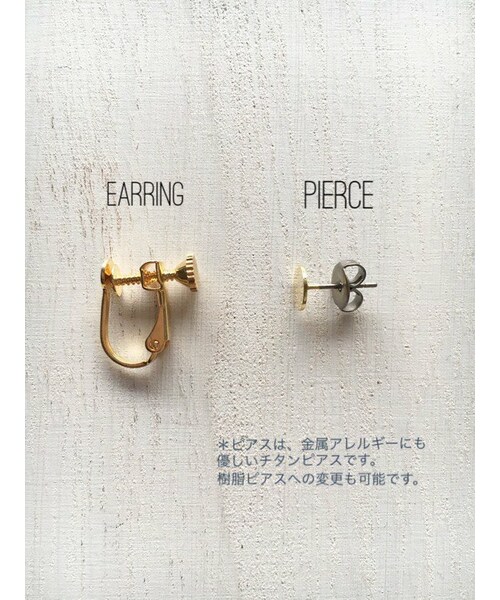 A.D.G(エーディージー)の「Square art w hoop pierce/earring(Mix)(ピアス(両耳用)・レディース・その他・FREE)」の6枚目の写真