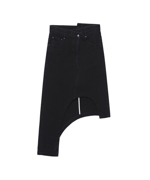 JNBY(ジェーエヌビーワイ)の「Asymmetric Denim Skirt(デニムスカート・レディース・ホワイト系/ブラック/ブルー・36/38/40)」の3枚目の写真