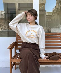 DHOLIC（ディーホリック）の「ラグラン刺繍スウェット（スウェット・レディース）」