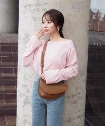 LAULEN | 2way boatneck tops(Tシャツ/カットソー)