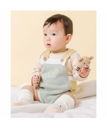 SLAP SLIP BABY | ニット サロペット + ボディミニ セット ベビー (70~80cm)(ロンパース)
