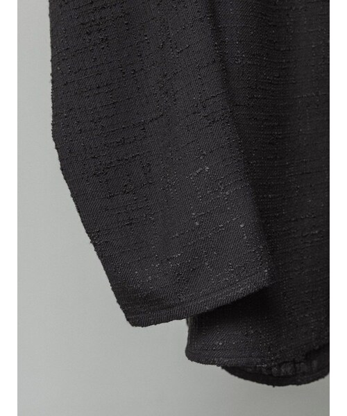 LIDNM(リドム)の「LIGHT TWEED NAVAL SHIRT(シャツ/ブラウス・メンズ・グレー/グリーン・S/M/L)」の13枚目の写真