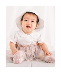 SLAP SLIP BABY | 襟 付 チュールスカート カバーオール ベビー (70~80cm)(ロンパース)