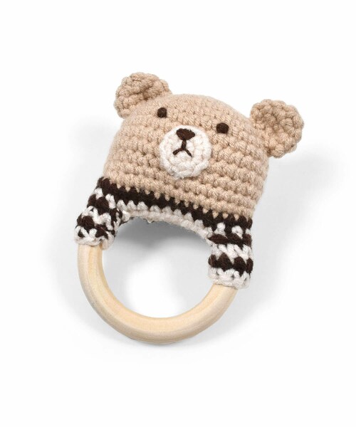 SLAP SLIP BABY（スラップスリップベビー）の「アニマル モチーフ ひつじ くま うさぎ カップケーキ 歯がため ベビー（その他ベビー用品・キッズ・ピンク/その他/ホワイト/ベージュ・ワンサイズ）」の3枚目の写真