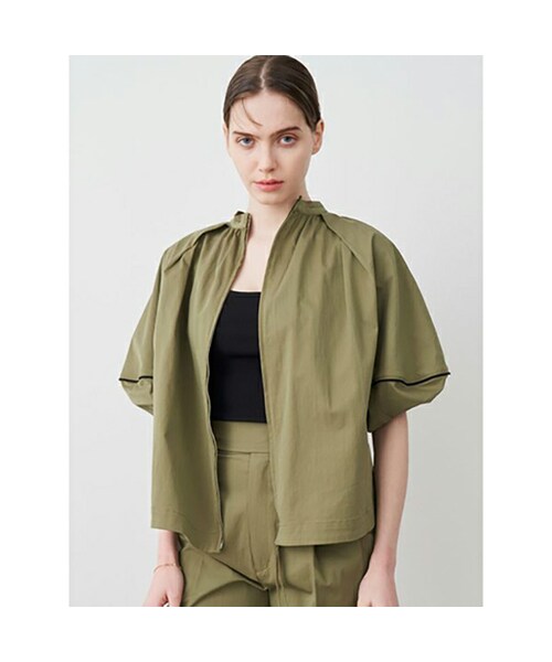 ELENDEEK ボリューム2WAYシャツブルゾン