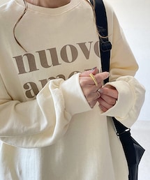 DHOLIC（ディーホリック）の「nuovoロゴスウェット（スウェット・レディース）」